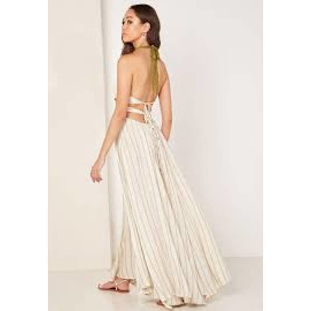 Free People Harper Maxi Dress crochet lace beach Large L